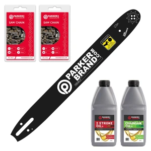 18" Bundle Pack - Bar and 2 x Saw Chain + Oils