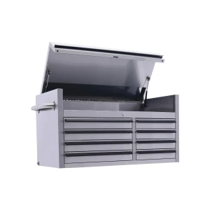 ParkerBrand 41" Top Chest – 8 Drawer Stainless Steel Professional Tool Chest