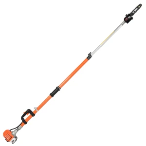 26cc High Reach Petrol Pole Pruner – 4.2m Telescopic Tree Pruning Chainsaw with 12” Bar | Lightweight Garden Tree Cutter