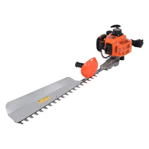 26cc Petrol Hedge Trimmer 24" Blade with Leaf Catcher – Professional Garden Hedge Cutter