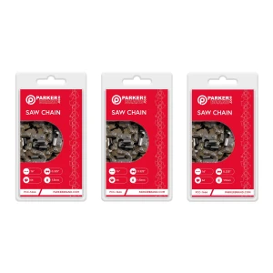 3 Pack of 16" Chainsaw Chains - 66 Link