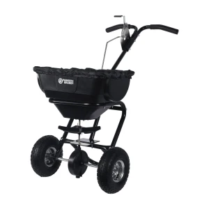Hand Push Salt and Seed Spreader - 70Lbs Max. Load