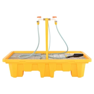 Industrial 2 Person Boot Wash Station | Heavy Duty Site Boot Cleaner