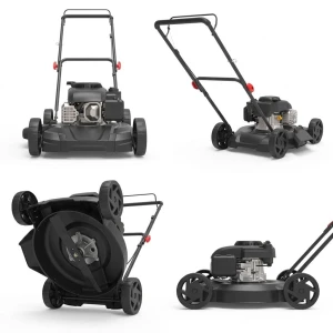 ParkerBrand 21” Hand Push Petrol Lawnmower – 141cc