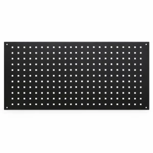 Steel Tool Pegboard – Square Hole Wall Storage Panel – 1200 x 25 x 600mm