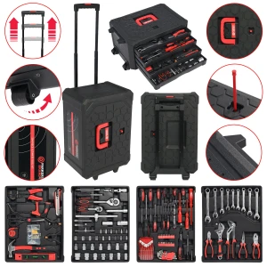 Complete DIY Ultimate Tool Kit – Ratchet, Sockets, Screwdrivers for Home, Garage & Emergencies