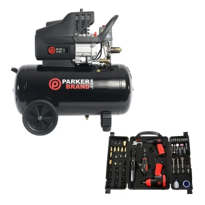 50L Air Compressor with 71-Piece Air Tool Kit – 2.5HP, 9.6 CFM, 115 PSI