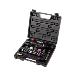 ParkerBrand 1/4" Air Die Grinder Kit – Heavy Duty Pneumatic Grinder Set with Case