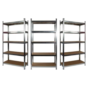 3 x Galvanised Garage Shelving Unit (265KG) - Boltless