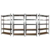4 x Galvanised Garage Shelving Unit (175KG) - Boltless
