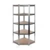 Galvanised Garage Corner Shelving Unit (175KG) - Boltless