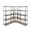 Galvanised Garage Shelving Corner Unit 3 Pack (175KG) - Boltless