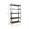 Galvanised Garage Shelving Corner Unit 3 Pack (175KG) - Boltless