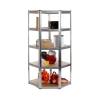 Galvanised Garage Corner Shelving Unit (175KG) - Boltless