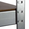 Galvanised Garage Corner Shelving Unit (175KG) - Boltless
