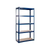 4 x Powder Coated Garage Shelving Unit (175KG) - Boltless