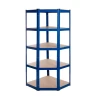 Powder Coated Garage Corner Shelving Unit (175KG) - Boltless