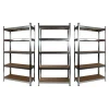 3 x Galvanised Garage Shelving Unit (265KG) - Boltless