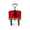 Foldable Garden Hand Cart – Heavy-Duty, Portable & Versatile Trolley (Red)