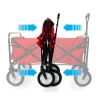 Foldable Garden Hand Cart – Heavy-Duty, Portable & Versatile Trolley (Blue Digital Camouflage)