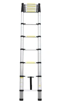Telescopic 3.8M Aluminium DIY Foldable Extendable Builders Multi Purpose Ladder