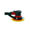 ParkerBrand 6" Dual Action Air Sander – Low Vibration Pneumatic Sander with Dust Bag