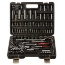 108 Piece 1/4" & 1/2" DR Socket Set, Torx & Torque Wrench
