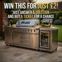Win a Luxury Stainless Steel Outdoor Kitchen Worth Over £5000