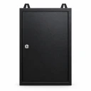 Steel Wall Cabinet – Single Door – Black Powder Coated – 420 x 200 x 600mm