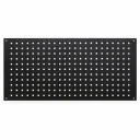 Steel Tool Pegboard – Square Hole Wall Storage Panel – 1200 x 25 x 600mm