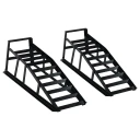 Heavy Duty Steel Car Ramps – Laser Welded, Anti-Corrosion Finish, 10 Tread Design