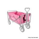 Garden Trolley Bag / Cover for ParkerBrand Carts  - Pink Bag