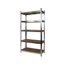 Galvanised Garage Shelving Corner Unit 3 Pack (175KG) - Boltless