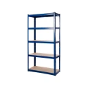 Powder Coated Garage Shelving Corner Unit 3 Pack (175KG) - Boltless