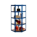 Powder Coated Garage Corner Shelving Unit (175KG) - Boltless