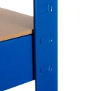 4 x Powder Coated Garage Shelving Unit (175KG) - Boltless