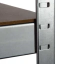 3 x Galvanised Garage Shelving Unit (265KG) - Boltless