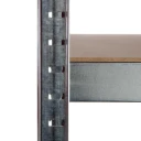 3 x Galvanised Garage Shelving Unit (265KG) - Boltless