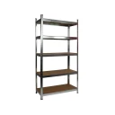 4 x Galvanised Garage Shelving Unit (265KG) - Boltless