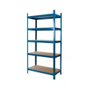3 x Powder Coated Garage Shelving Unit (265KG) - Boltless