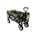 Foldable Garden Hand Cart – Heavy-Duty, Portable & Versatile Trolley (Green Digital Camouflage)