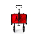 Foldable Garden Hand Cart – Heavy-Duty, Portable & Versatile Trolley (Red)
