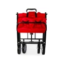 Foldable Garden Hand Cart – Heavy-Duty, Portable & Versatile Trolley (Red)