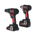 18V Cordless Drill & Impact Driver Twin Set – 3.0Ah & 1.3Ah Batteries, 260Nm Torque, Case & Fast Charger