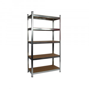 Galvanised Garage Shelving Unit (265KG) - Boltless